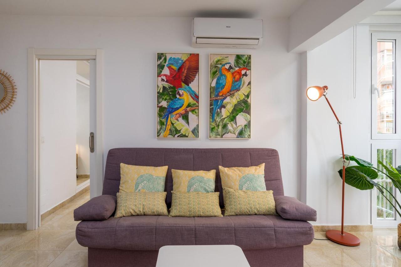 Mp5-Just Renovated Apartment Right On The Beach มาลากา ภายนอก รูปภาพ